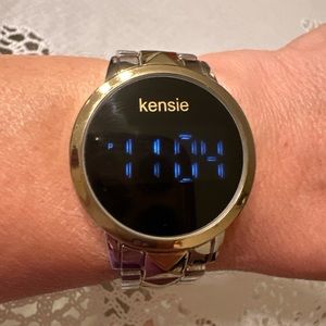 kensie Round Touch Digital Watch